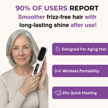 Tragbarer Haarglätter Healira™ IntelliBrush