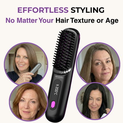 Tragbarer Haarglätter Healira™ IntelliBrush
