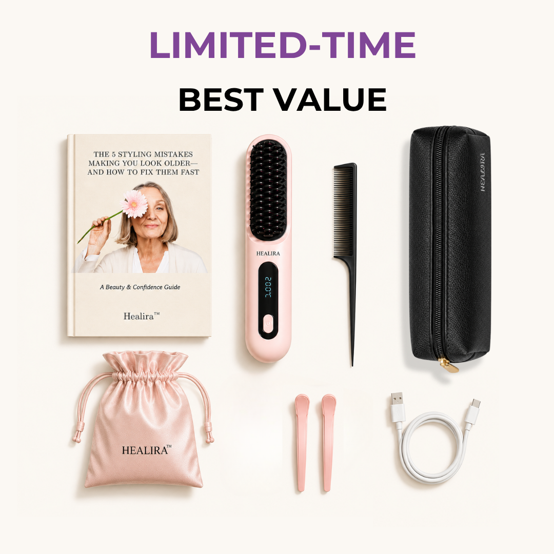 Tragbarer Haarglätter Healira™ IntelliBrush