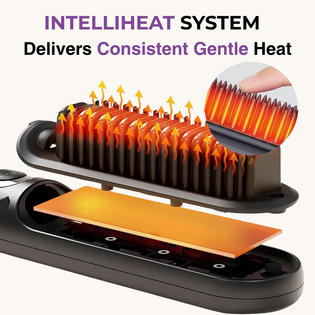 Tragbarer Haarglätter Healira™ IntelliBrush