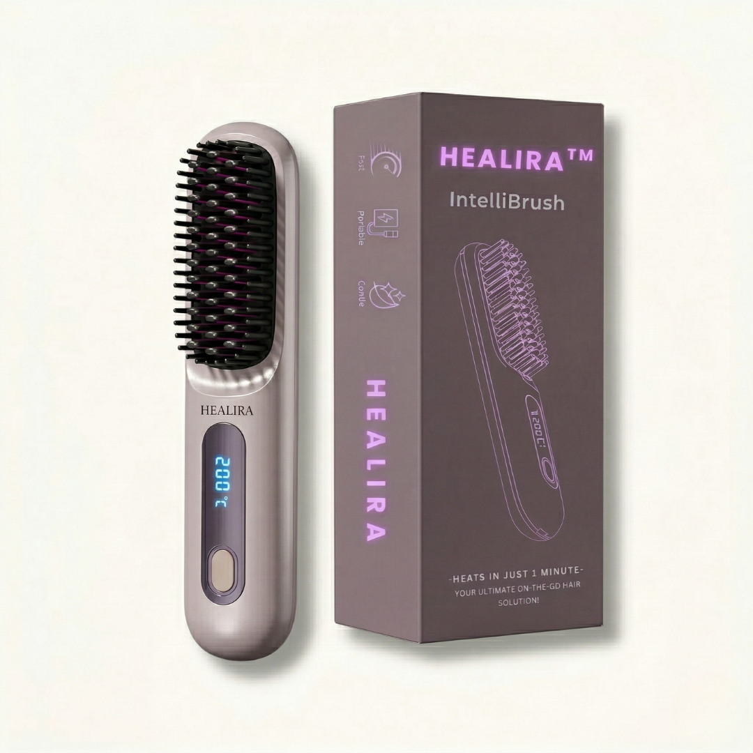 Tragbarer Haarglätter Healira™ IntelliBrush