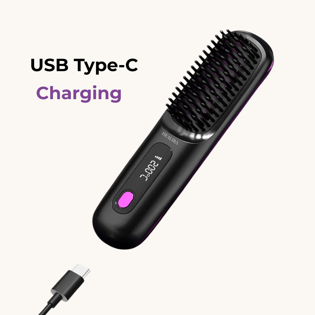 Tragbarer Haarglätter Healira™ IntelliBrush