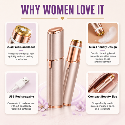 Healira™ LumiSmooth Precision Face Trimmer