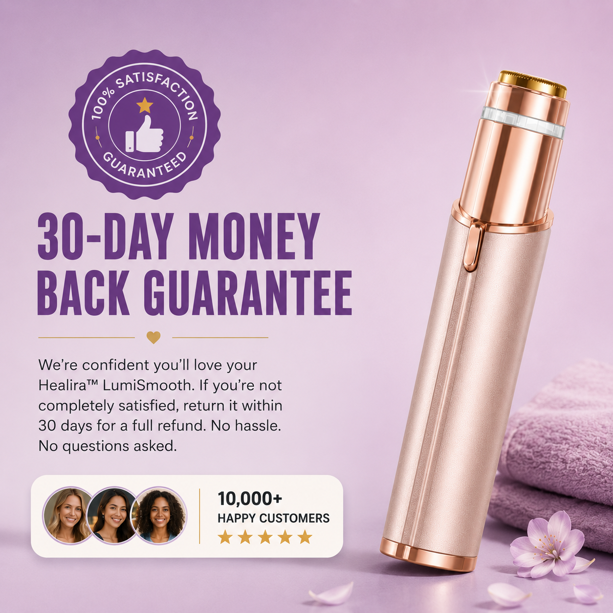 Healira™ LumiSmooth Precision Face Trimmer