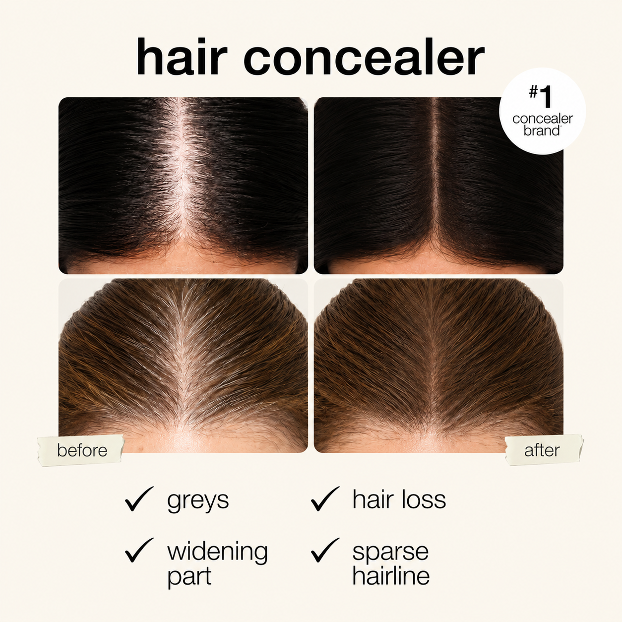 Healira™ Dab & Go Hair Concealer